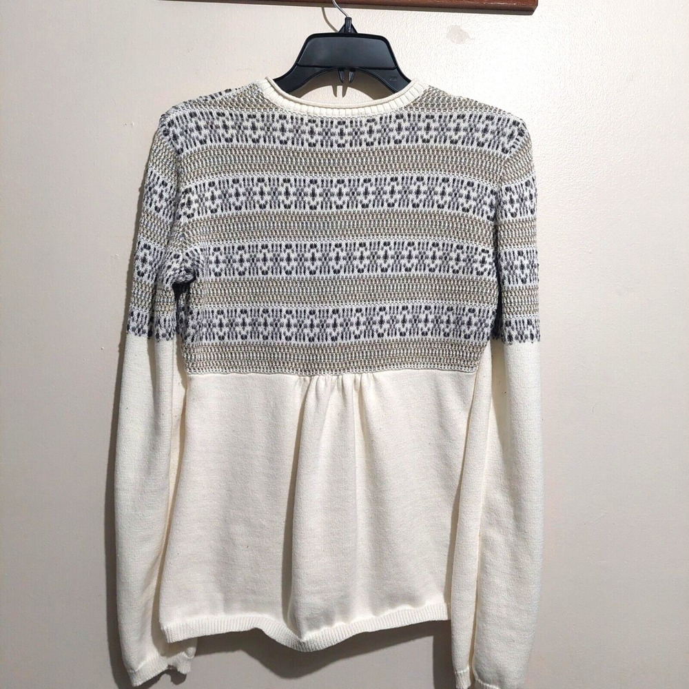 Calvin Klein Jeans Womens 4 Button Cardigan M Sweater Soft Long Sleeves Cotton - Picture 6 of 8